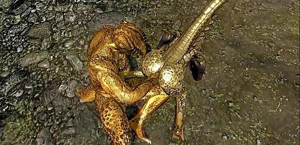  Private sex of two argonians